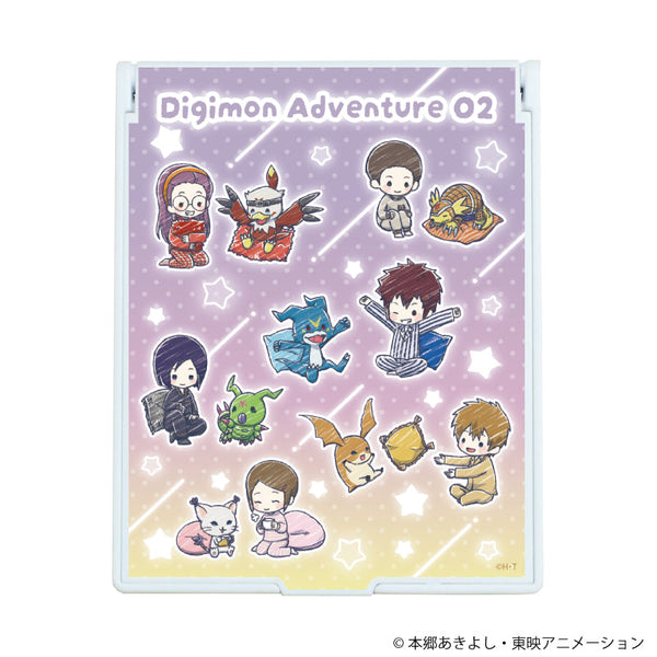 『デジモンアドベンチャー02』デカキャラミラー08/集合デザイン パジャマパーティーver.(グラフアートイラスト)